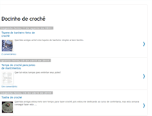 Tablet Screenshot of docinhodecroche.blogspot.com