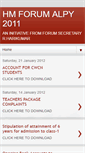 Mobile Screenshot of hmforumalpy2011.blogspot.com