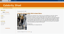 Desktop Screenshot of celebrityjihad.blogspot.com