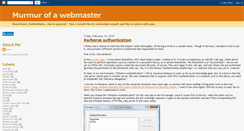 Desktop Screenshot of murmurofawebmaster.blogspot.com