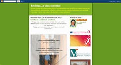 Desktop Screenshot of estoriasavidaconvida.blogspot.com