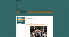 Desktop Screenshot of faithwalking-testimonials.blogspot.com