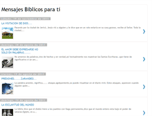 Tablet Screenshot of mensajesbiblicosparati.blogspot.com