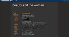 Desktop Screenshot of beautyandthe-woman.blogspot.com