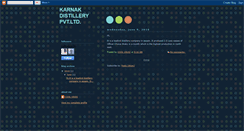 Desktop Screenshot of karnakdistillery.blogspot.com