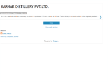 Tablet Screenshot of karnakdistillery.blogspot.com