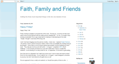 Desktop Screenshot of faithandfamilyandfriends.blogspot.com