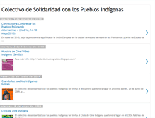 Tablet Screenshot of colectivosolidaridadpueblosindigenas.blogspot.com