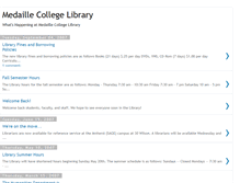 Tablet Screenshot of medaillecollegelibrary.blogspot.com