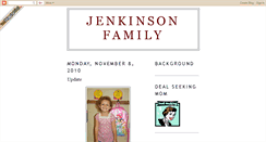 Desktop Screenshot of jenkinsonfamilyga.blogspot.com