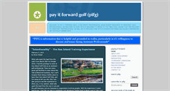Desktop Screenshot of payitforwardgolf.blogspot.com
