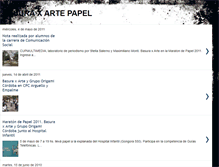 Tablet Screenshot of basuraxartepapel.blogspot.com