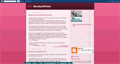 Desktop Screenshot of beautywithhalo.blogspot.com