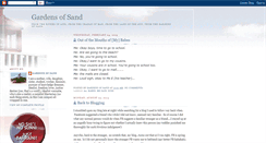 Desktop Screenshot of gardensofsand.blogspot.com