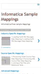 Mobile Screenshot of informatica-samples.blogspot.com