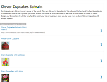 Tablet Screenshot of clevercupcakesbahrain.blogspot.com