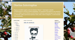 Desktop Screenshot of diariusinterruptus.blogspot.com