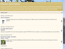 Tablet Screenshot of diariusinterruptus.blogspot.com