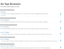 Tablet Screenshot of mixtaperevolution.blogspot.com