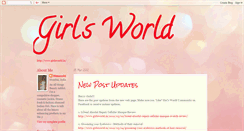 Desktop Screenshot of girlsworld-himanshi.blogspot.com