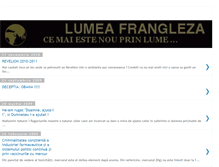 Tablet Screenshot of lumea-frangleza.blogspot.com