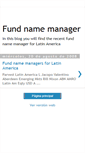 Mobile Screenshot of fundnamemanagers.blogspot.com