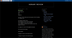 Desktop Screenshot of horaryreview.blogspot.com