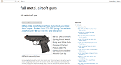 Desktop Screenshot of fullmetalairsoftgunsreview.blogspot.com