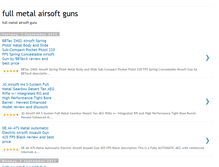 Tablet Screenshot of fullmetalairsoftgunsreview.blogspot.com