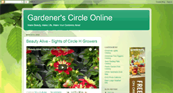 Desktop Screenshot of gardenerscircle.blogspot.com