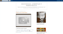 Desktop Screenshot of democraciayseguridad.blogspot.com