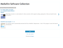 Tablet Screenshot of mymediafiresoftwares.blogspot.com