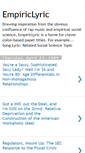 Mobile Screenshot of empiriclyric.blogspot.com