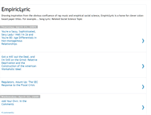 Tablet Screenshot of empiriclyric.blogspot.com