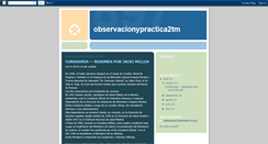 Desktop Screenshot of observacionypractica2tm.blogspot.com