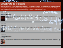 Tablet Screenshot of elgabinetebizarro.blogspot.com