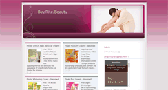 Desktop Screenshot of buyrite-beautyproducts.blogspot.com