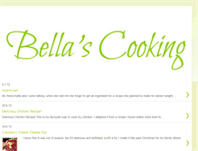 Tablet Screenshot of bellascooking.blogspot.com