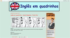 Desktop Screenshot of inglesemquadrinhos.blogspot.com