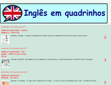 Tablet Screenshot of inglesemquadrinhos.blogspot.com