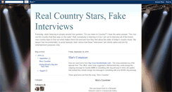 Desktop Screenshot of fakeinterviewsrealcountrystars.blogspot.com
