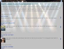 Tablet Screenshot of fakeinterviewsrealcountrystars.blogspot.com