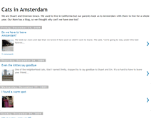 Tablet Screenshot of catsinamsterdam.blogspot.com