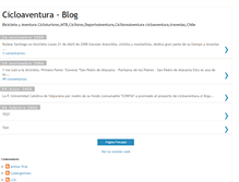 Tablet Screenshot of cicloaventura.blogspot.com