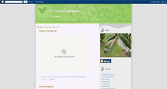 Desktop Screenshot of cauchosabanero.blogspot.com