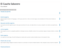 Tablet Screenshot of cauchosabanero.blogspot.com