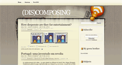 Desktop Screenshot of dis-composing.blogspot.com