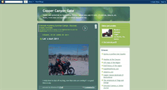 Desktop Screenshot of coppercanyongate.blogspot.com