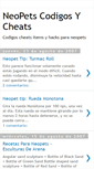 Mobile Screenshot of cheats-neopets.blogspot.com