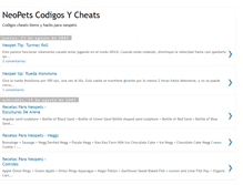 Tablet Screenshot of cheats-neopets.blogspot.com